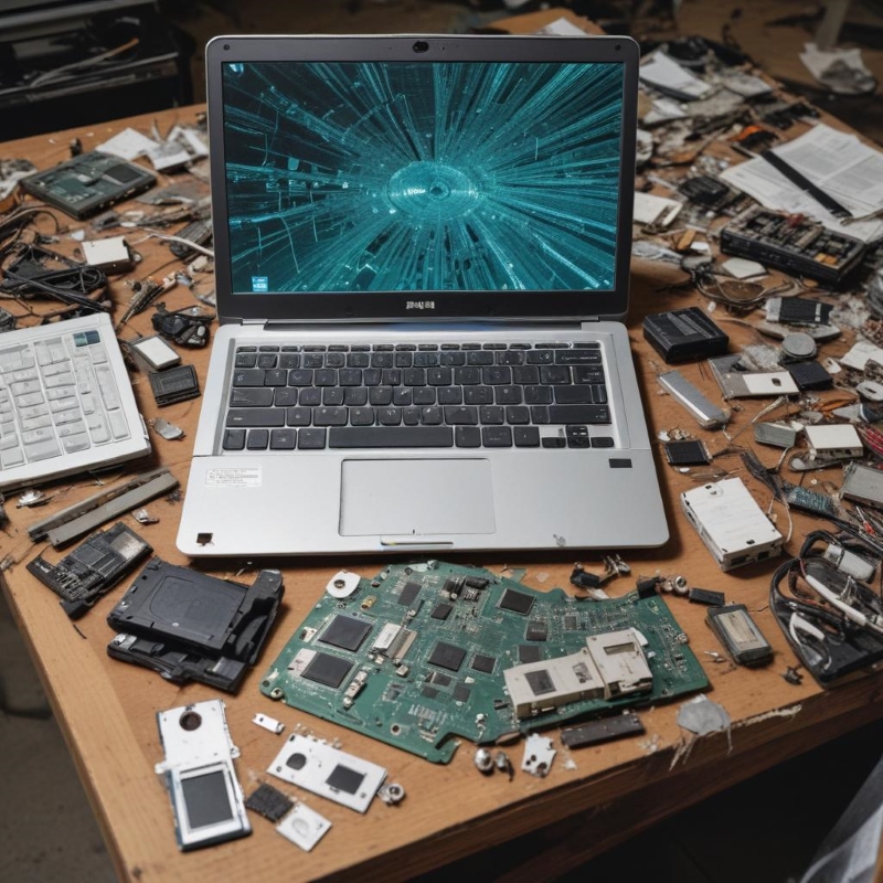 Tiến hành sửa chữa laptop